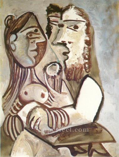 Hombre y mujer 1971 Cubismo Pintura al óleo